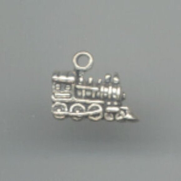 Sterling Silver Train Pendant - Picture 3 of 16